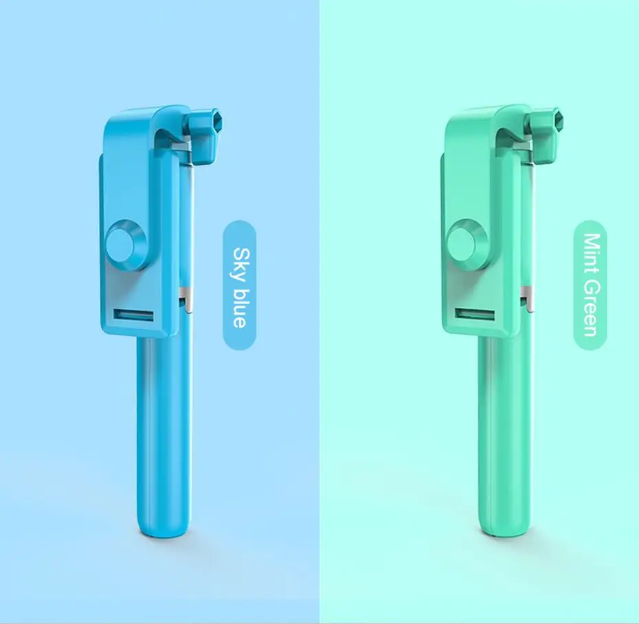 

Aluminum alloy Wireless Bluetooth Selfie Stick Foldable Monopods Universal Tripod for Smartphones for Action Cameras USB Charger