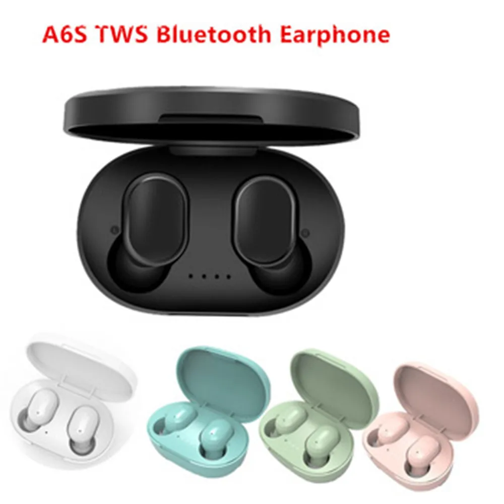 A6S наушники вкладыши TWS беспроводной Bluetooth 5 0 шумоподавления Airbuds громкой связи Hi Fi