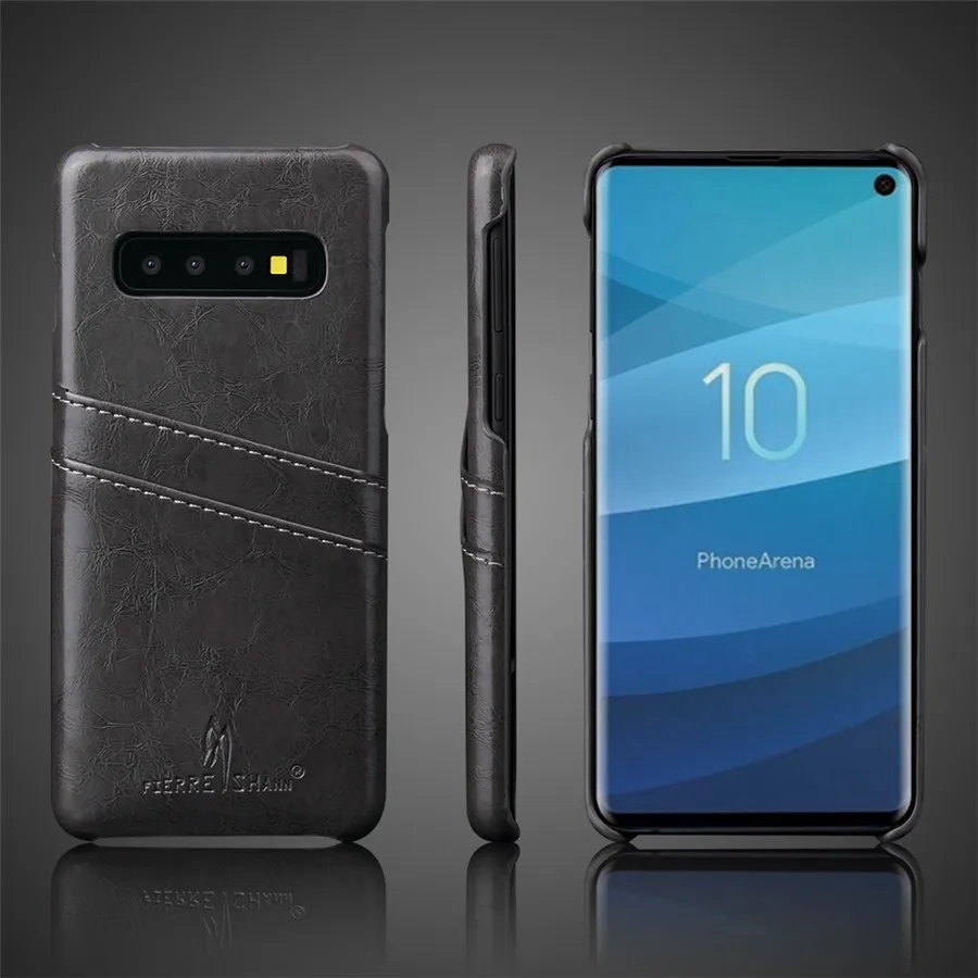 Чехол из натуральной кожи для samsung Galaxy S10 Plus S10e S9 S8 Note 10 Pro 8 Note 9 Ретро винтажная задняя защитная крышка чехол