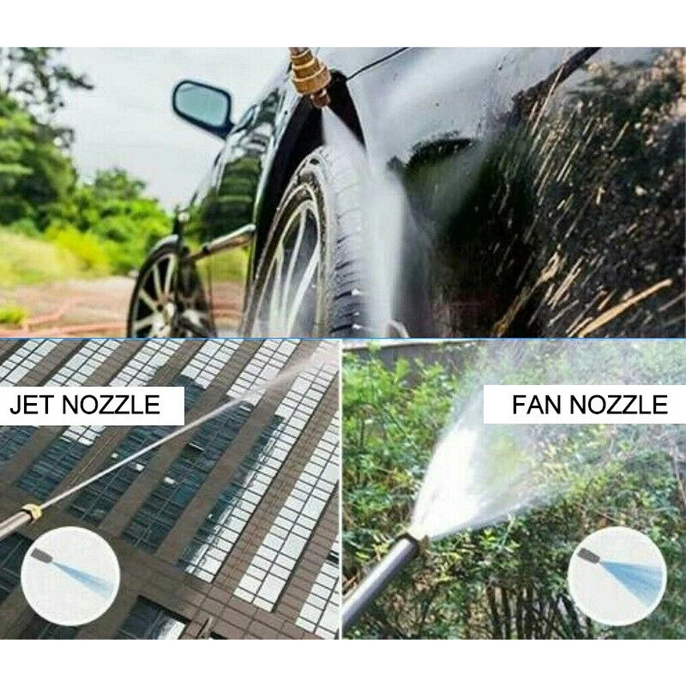 

2 IN1 High Pressure Water Washer Watering Wand Detachable Spray Reliable High Pressure Washer Foam Bottle High-Pressure Wash