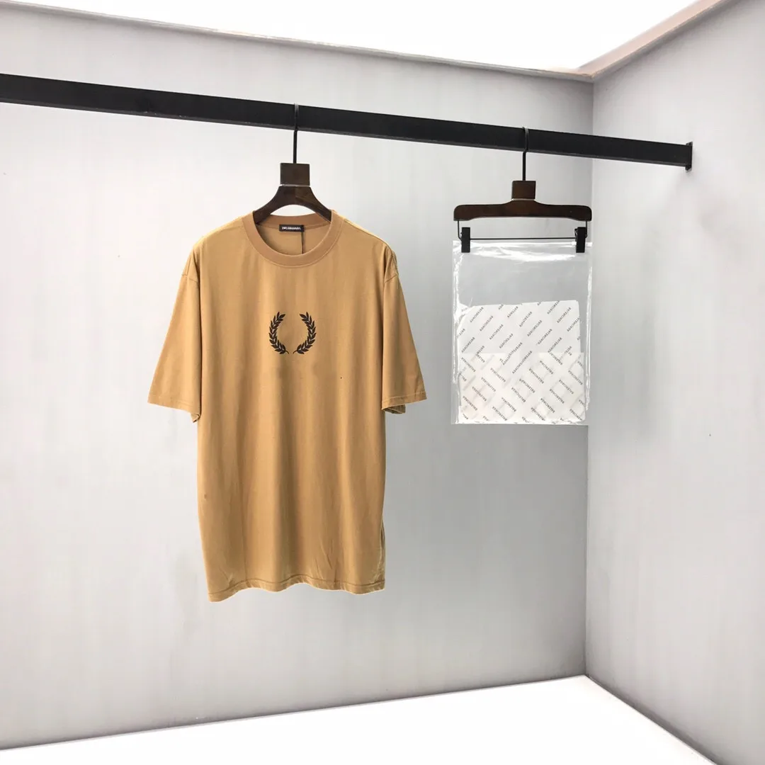 

2021 Paris Summer autumn Clothing Homme T shirt Mens men Women Designer High Street Print T shirt size S-L
