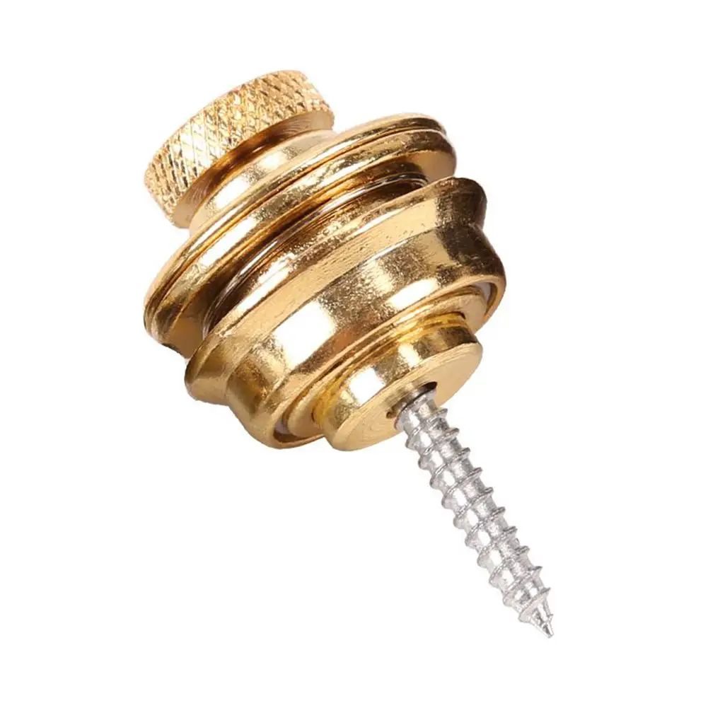 gitarre strap lock verchromt straplock taste für alle akustische elektrische bass gitarre gurt leicht fix entfernen schraube free global shippi