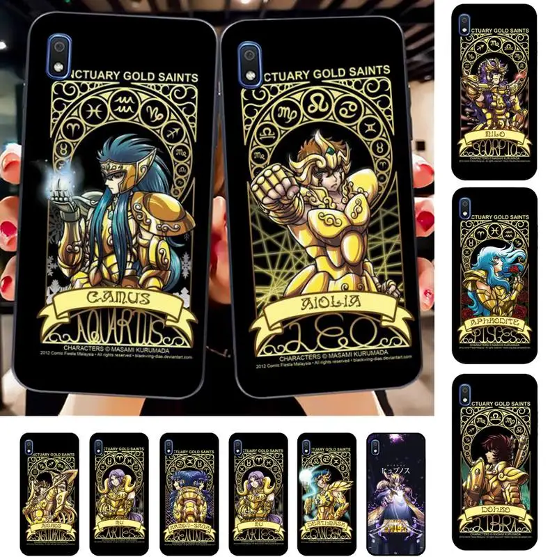 

Saint Seiya Knights Phone Case for Samsung A51 01 50 71 21S 70 31 40 30 10 20 S E 11 91 A7 A8 2018