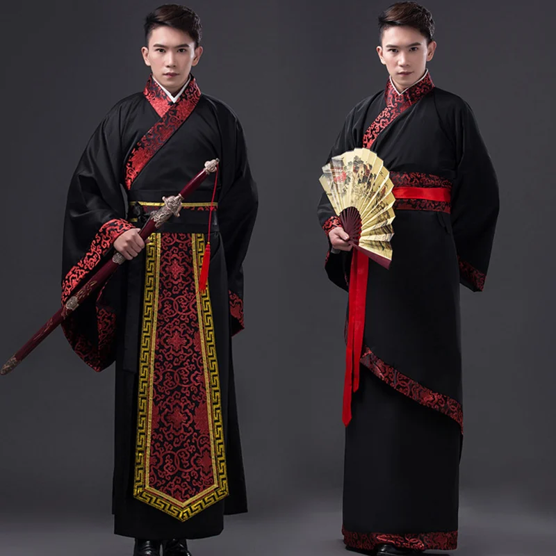 Male Chinese Traditional Costume Ancient Robe Clothing National Tang Suit Hanfu Men's Cosplay 89 |