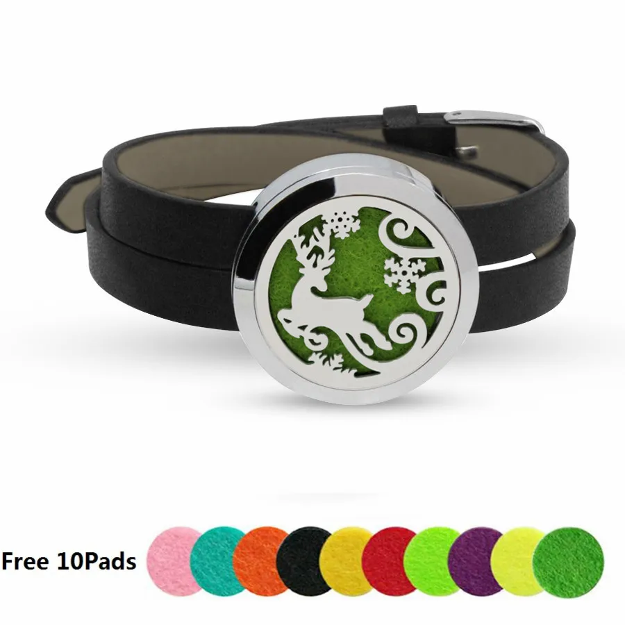 Браслет из нержавеющей стали 316L с ароматическими эфирными маслами 6 цветов |