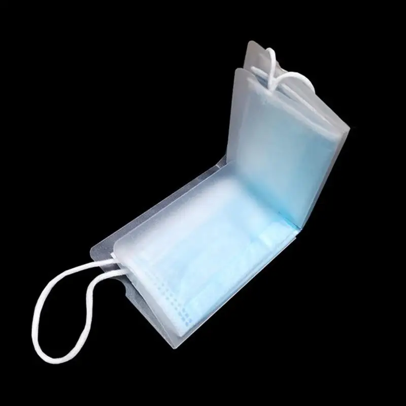 10Pcs Mask Holder Portable Dustproof Plastic Reusable Storage Case Clip Mouth-muffle Temporary Folder | Спорт и развлечения