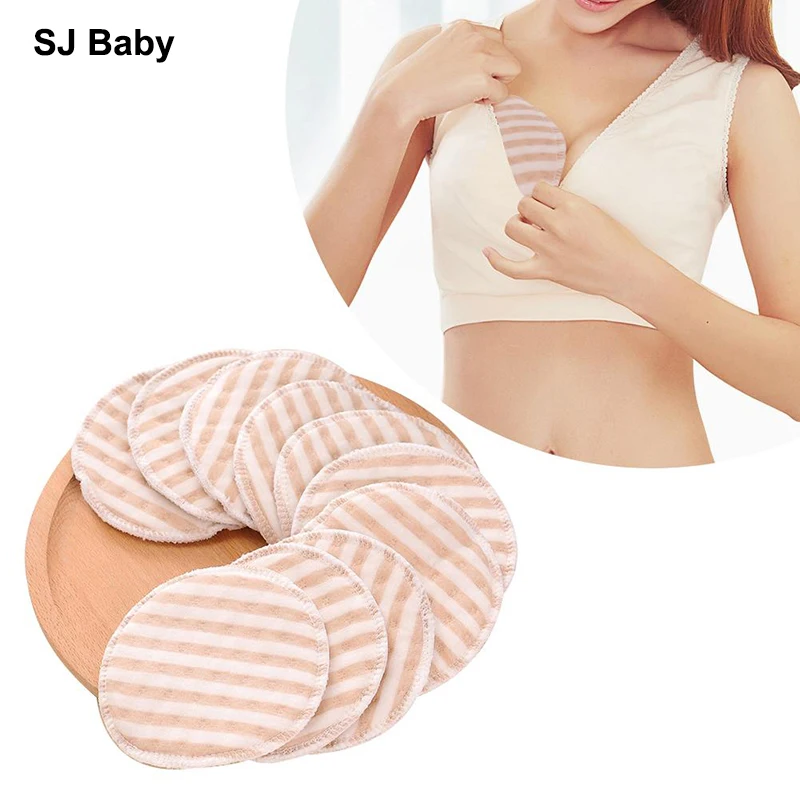 10 шт./лот многоразовые органические прокладки для грудного вскармливания мягкие