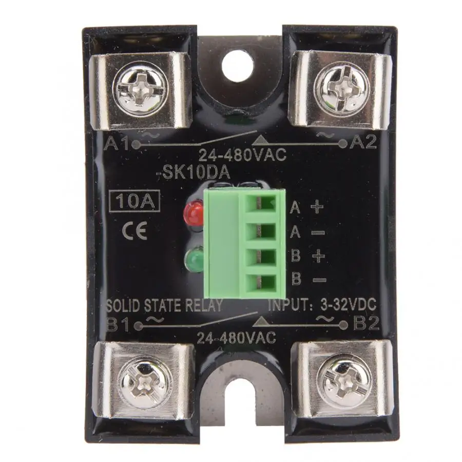 SSR 24 480VAC 10A / 25A 40A твердотельные реле двухканальный постоянный контроль AC