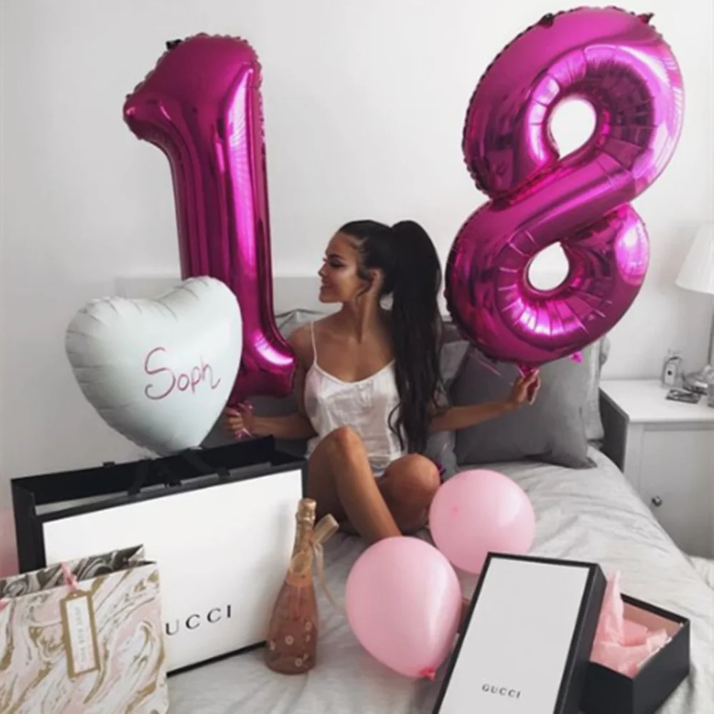 Шар Из Фольги в виде цифр 40 дюймов 2 шт.|Воздушные шары и аксессуары| |