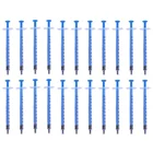 Одноразовый шприц для инжектора без иглы, 50 шт., 1 мл, для заправки, измерения питательных веществ (синий)