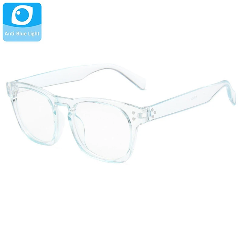 Очки в стиле ретро с защитой от синего света и квадратной оправой женские