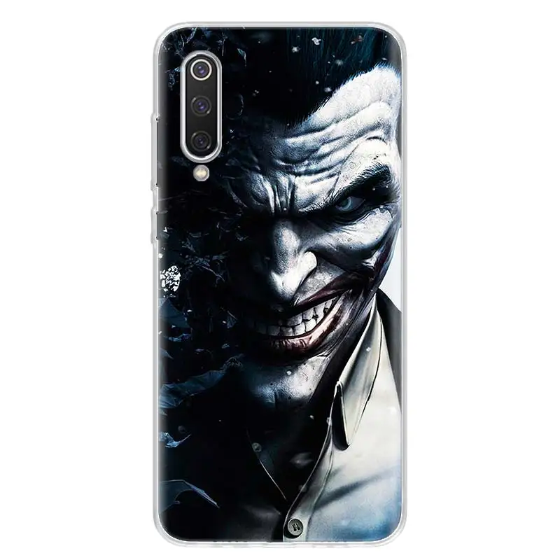 Dc Бэтмен Темный рыцарь Джокер карта чехол для телефона Xiaomi Note MI F1 8 9 9T CC9E CC9 10 5X 6X A1 A2