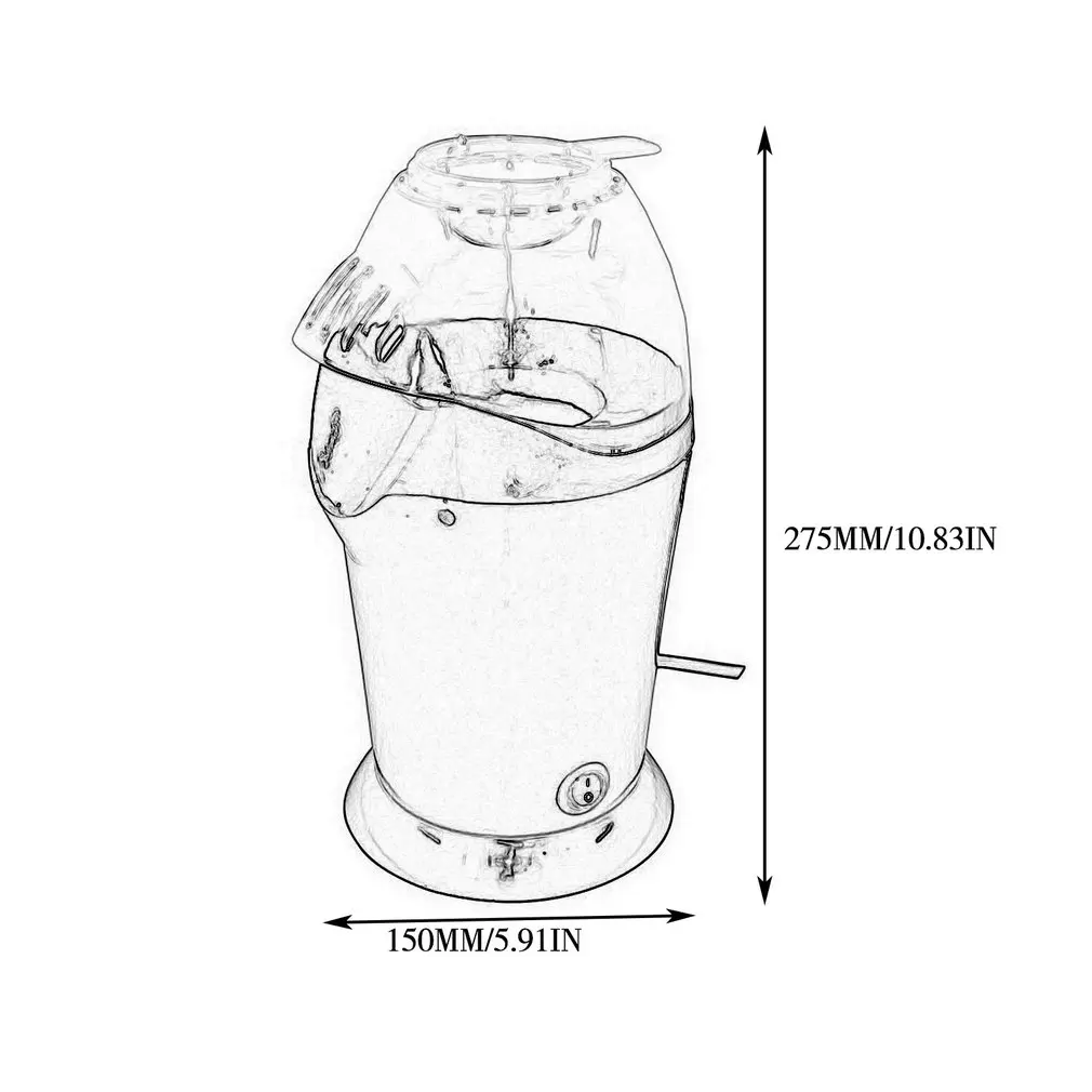 Мини-электрическая машина для приготовления горячего воздуха бытовой аппарат