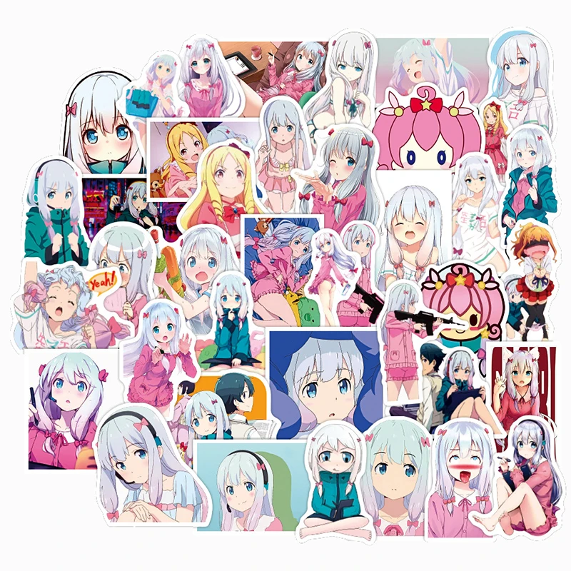 50 шт. японский мультфильм Izumi Sagiri милые с рисунком грффити для девочки Стикеры