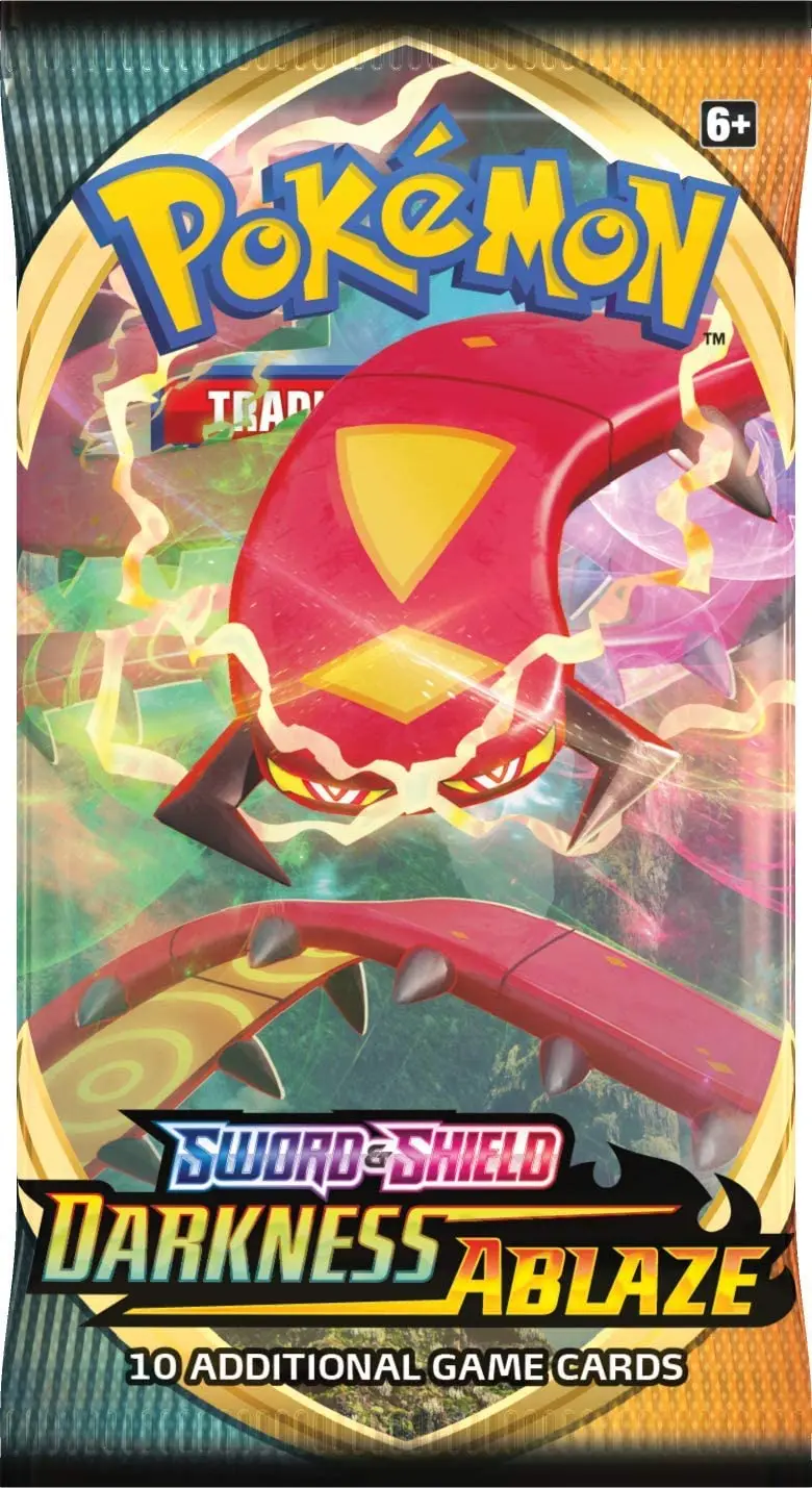 324 шт. карты Pokemon TCG: меч и щит темнота Ablaze 36 мешков герметичная коробка бустер