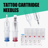 10pcs pro disposable semi permanent makeup tattoo cartridge needles eyebrow tattoo pen machine 5m17m19m111m113m115m1 0 10