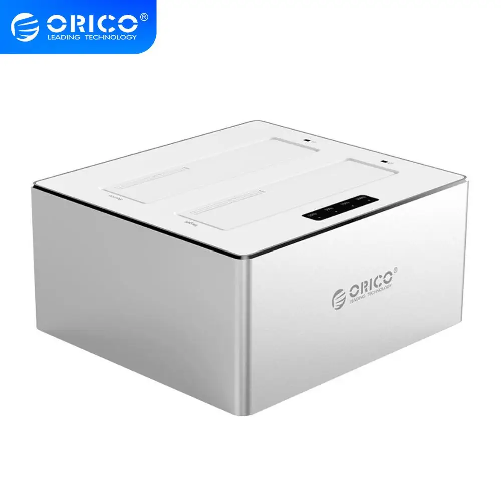Корпус для жесткого диска ORICO 3 5 дюйма 2 отсека док станция HDD USB3.0 емкость 32 ТБ блок