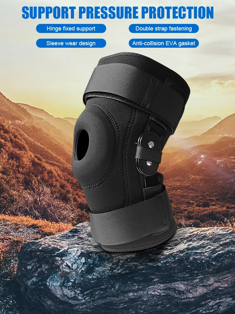 Фиксатор для колена ортопедический защитный наколенник при артрите ног бандаж