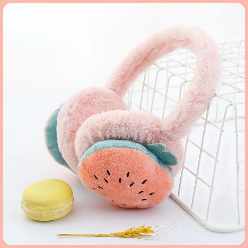 

Наушники детские плюшевые с фруктовым принтом, на Возраст 3-10 лет, 20 шт.