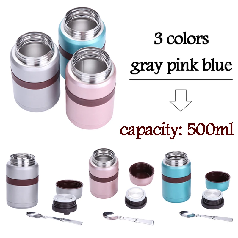 Bento Ланч-бокс с вакуумной изоляцией пищевые банки термос снэк-контейнер из