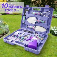510pcsset garden plant tool set shovel rake clippers irrigation watering tool garden pruning planting gardening tools kit