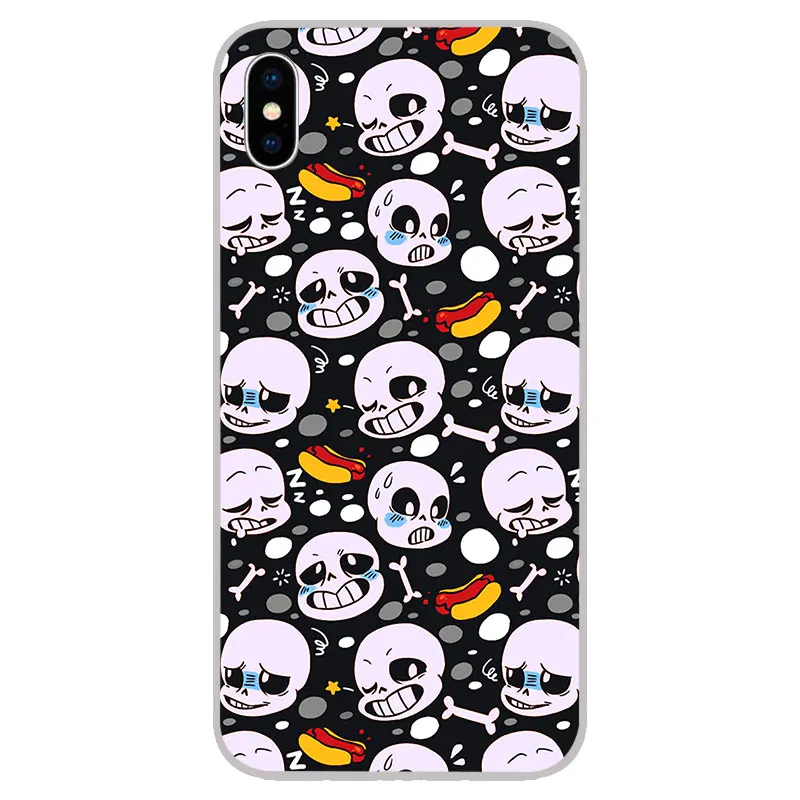 Силиконовые мягкие чехлы из ТПУ Undertale для iPhone 11 Pro XS Max X XR 8 7 6S Plus 5s SE 4S силиконовый