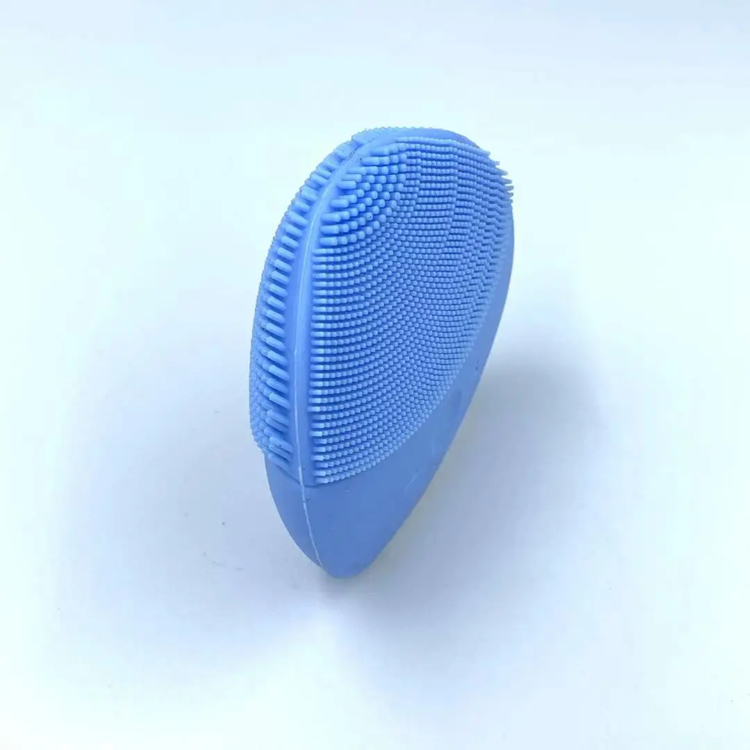 Электрическая мини щетка для мытья лица аппарат глубокой очистки силиконовый