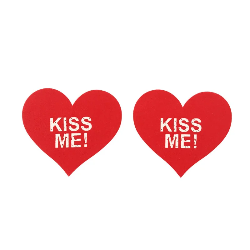 1 пара наклейки на соски светящиеся в темноте |