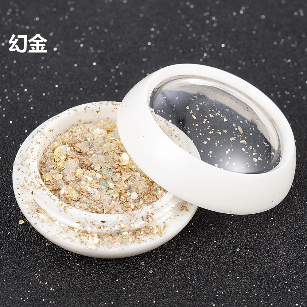 HB961 2 г ослепительный тончайший смешанный цвет порошок для ногтей для украшения ногтей для маникюра женские ногти DIY Украшение - Цвет: HB961