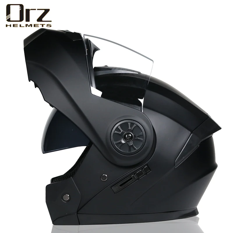 Бесплатная доставка мотоциклетный шлем с двойными линзами на все лицо качество