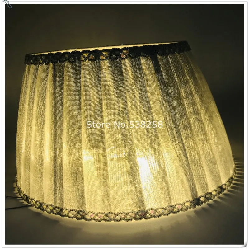 

E27 silver fabric lampshade nordic Lamp shade for table lamp modern lamp cover for home decoration