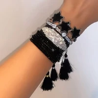 zhongvi new miyuki star bracelet trendy jewellery for women crystal pulseras jewelry mexican tassel bracelets gifts dropshipping
