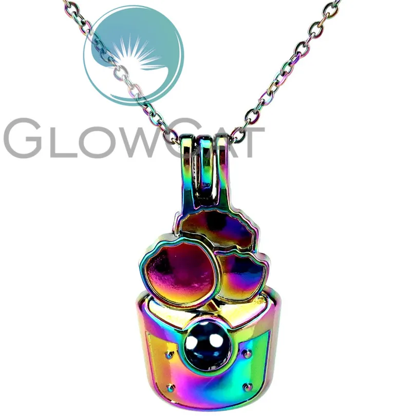 C806 клетка с бусинами в форме капкейка распылитель ароматических эфирных масел