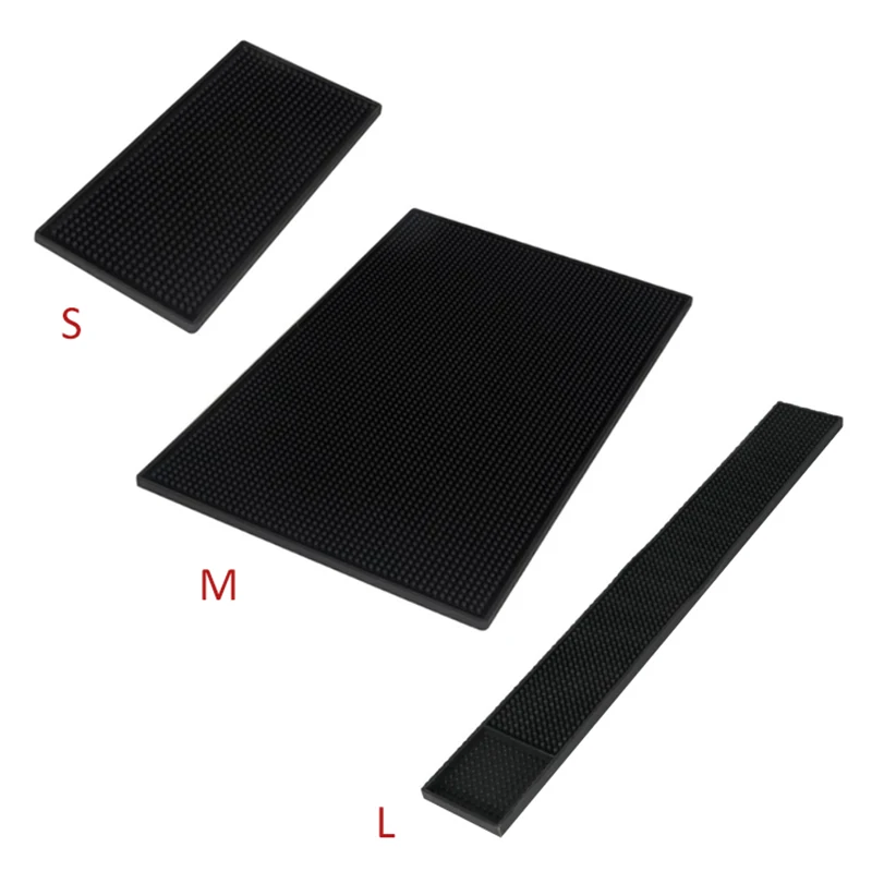 

PVC Thickened Coaster Bar Mat Non-slip Water-proof Placemat Bar Rubber Mat