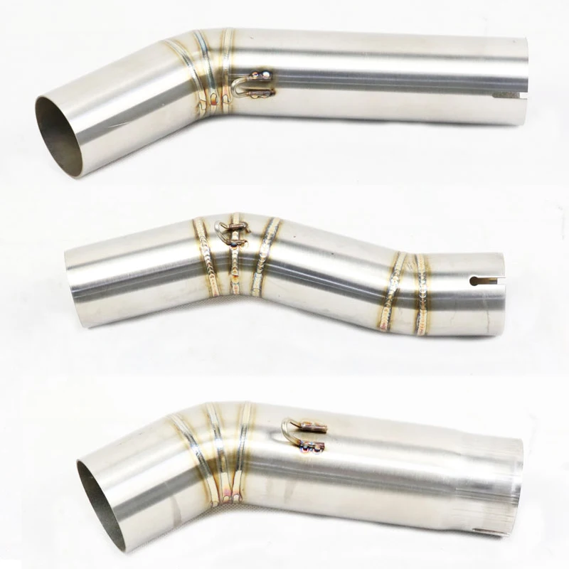 

JIUWAN Motorcycle Full Exhaust System Vent Middle Pipe Link Connect for Suzuki GSX- R600GSX-R750 K6 K7 K8 Motocicleta