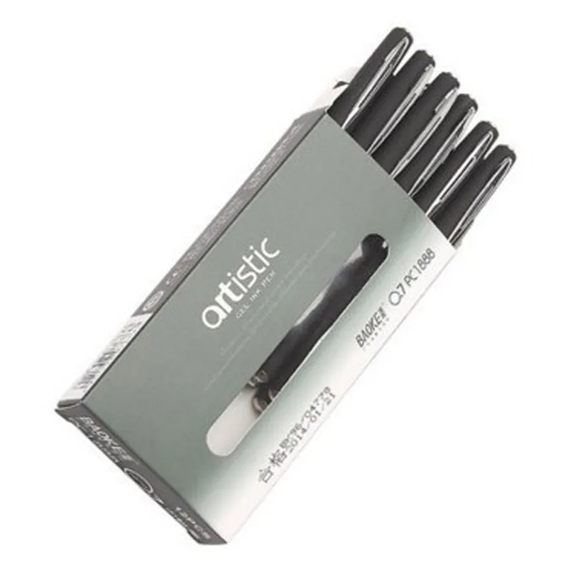 Черно-белая ручка с рисунком шариковая 0 7 мм Офисная для обучения и письма | Дом