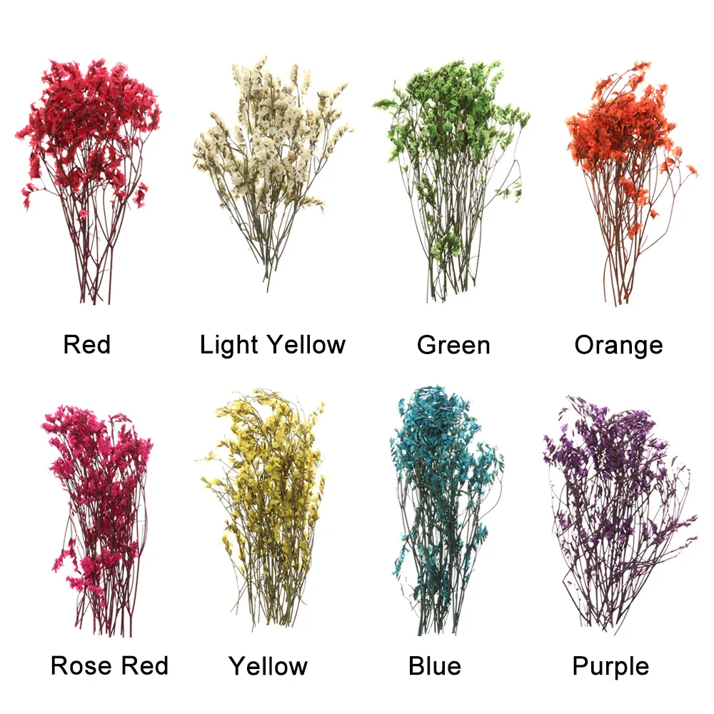 Красочные цветочные растения Хрустальная трава babysbreak для рукоделия Скрапбукинг