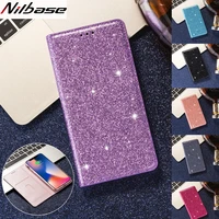 bling glitter flip leather case for iphone 12 mini 11 pro x xs max xr se 2020 6 6s 7 8 plus 5 5s luxury slim magnet phone covers