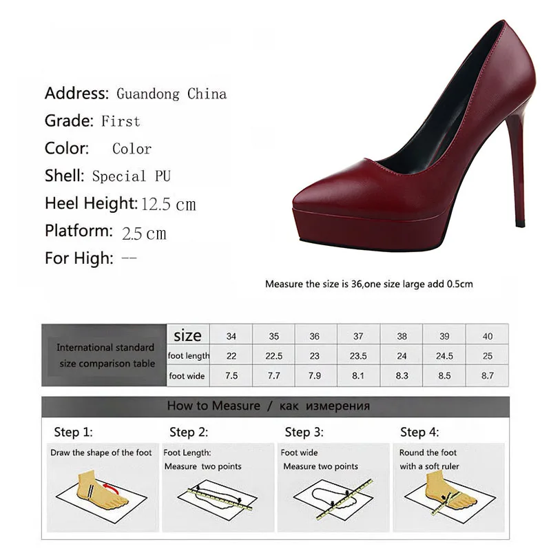

Meriahzheng 12.5CM 2021 Sexy Stiletto Women's Shoes Super High Heels Shallow Mouth Pointed Toe Platform Women's Singles Shoes DS