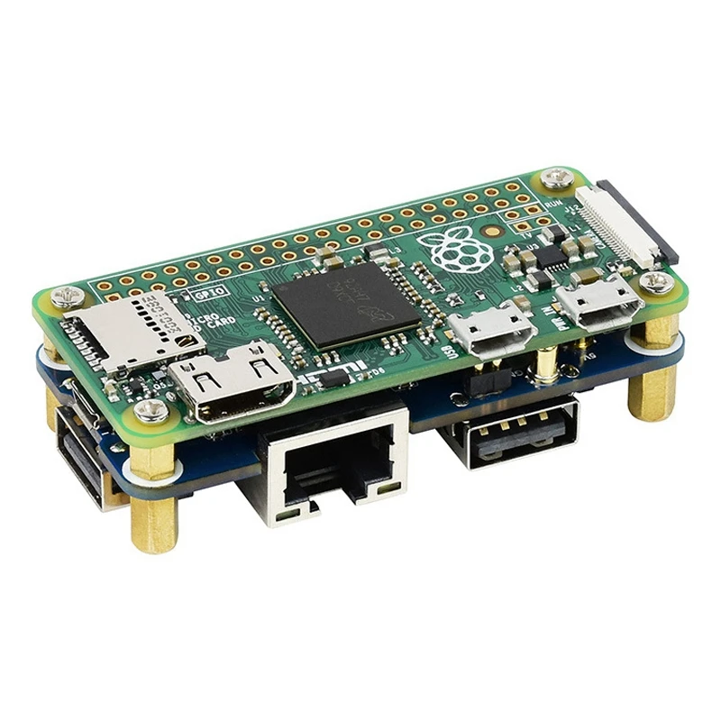 Плата расширения Waveshare USB 2 0 RJ45 для Raspberry Pi Zero W WH | Компьютеры и офис