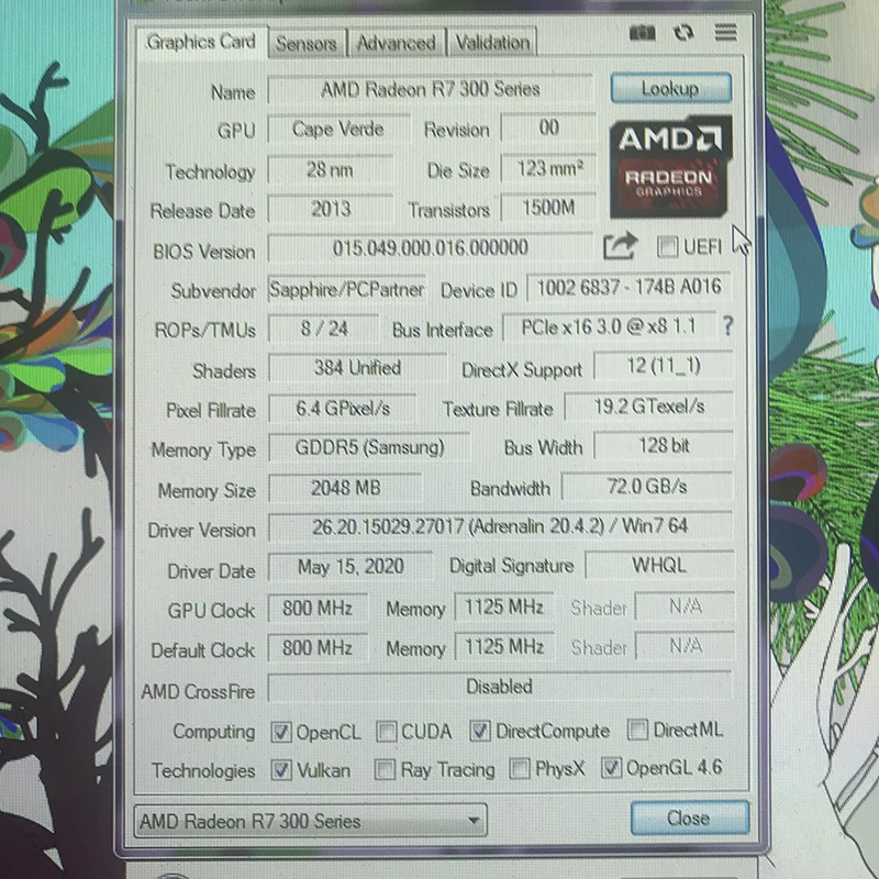 Used SAPPHIRE R7 340X 2GB Graphics Card For AMD Radeon R7340 2GB Video Screen Cards GPU Desktop PC Computer Gaming HDMI DVI enlarge