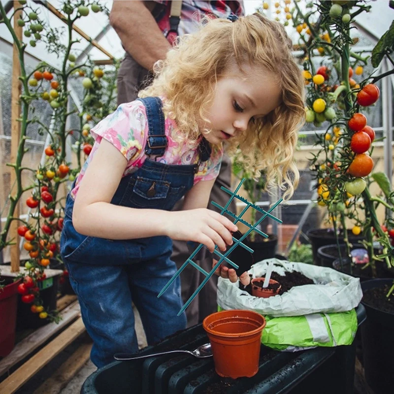 

2Pcs Plant Support Rack Garden Decor Accessories Plastic Trellis Flower Vines Mounts And Holders Decoracion Jardin Exterior