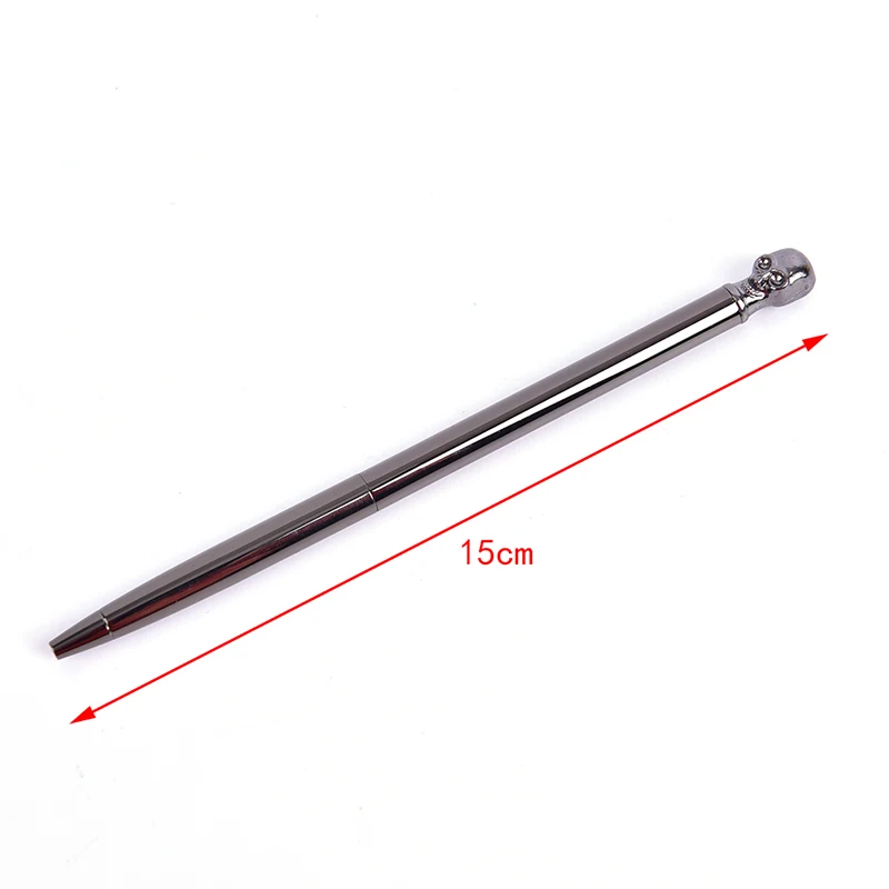 

1pc Luxury Ball Pens Novelty Skull Ballpoint Pens Metal Ball Pens Office Supplie