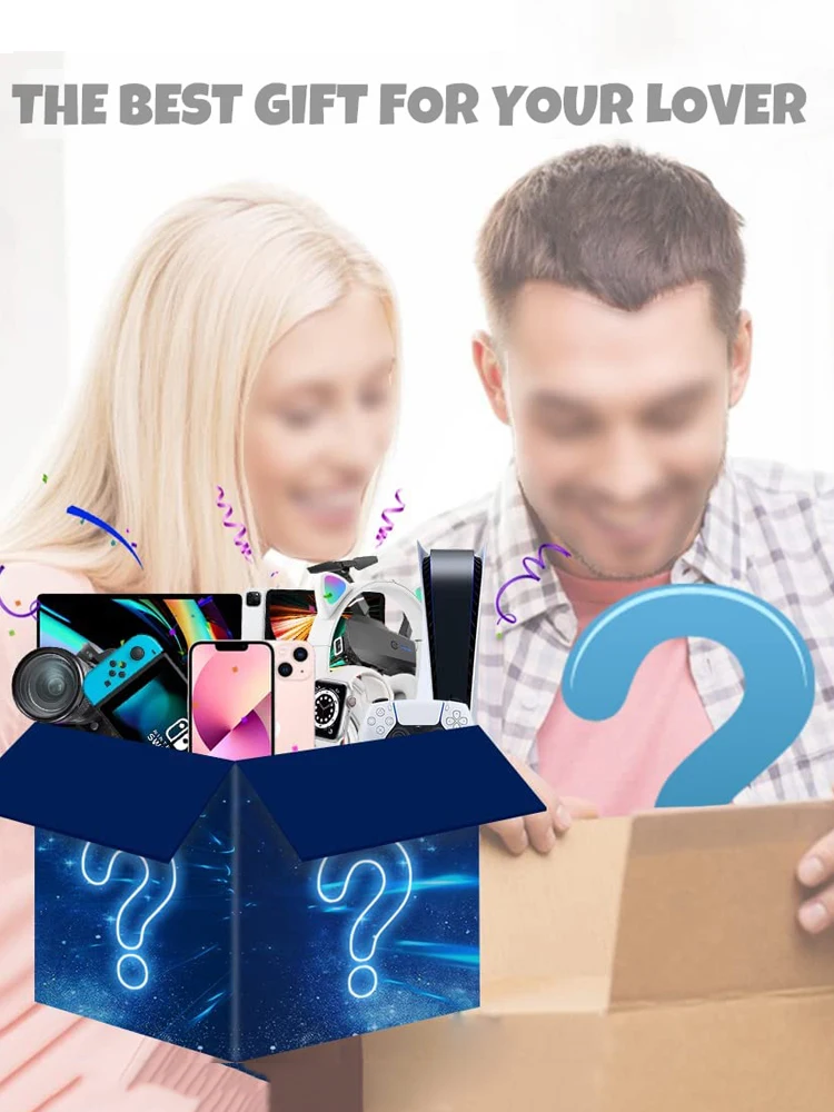 

2022 New Year Gifts Mystery Box Surprise Most Popular 100% Winning High Quality Gift Random Item Electronic Product Mistery Box