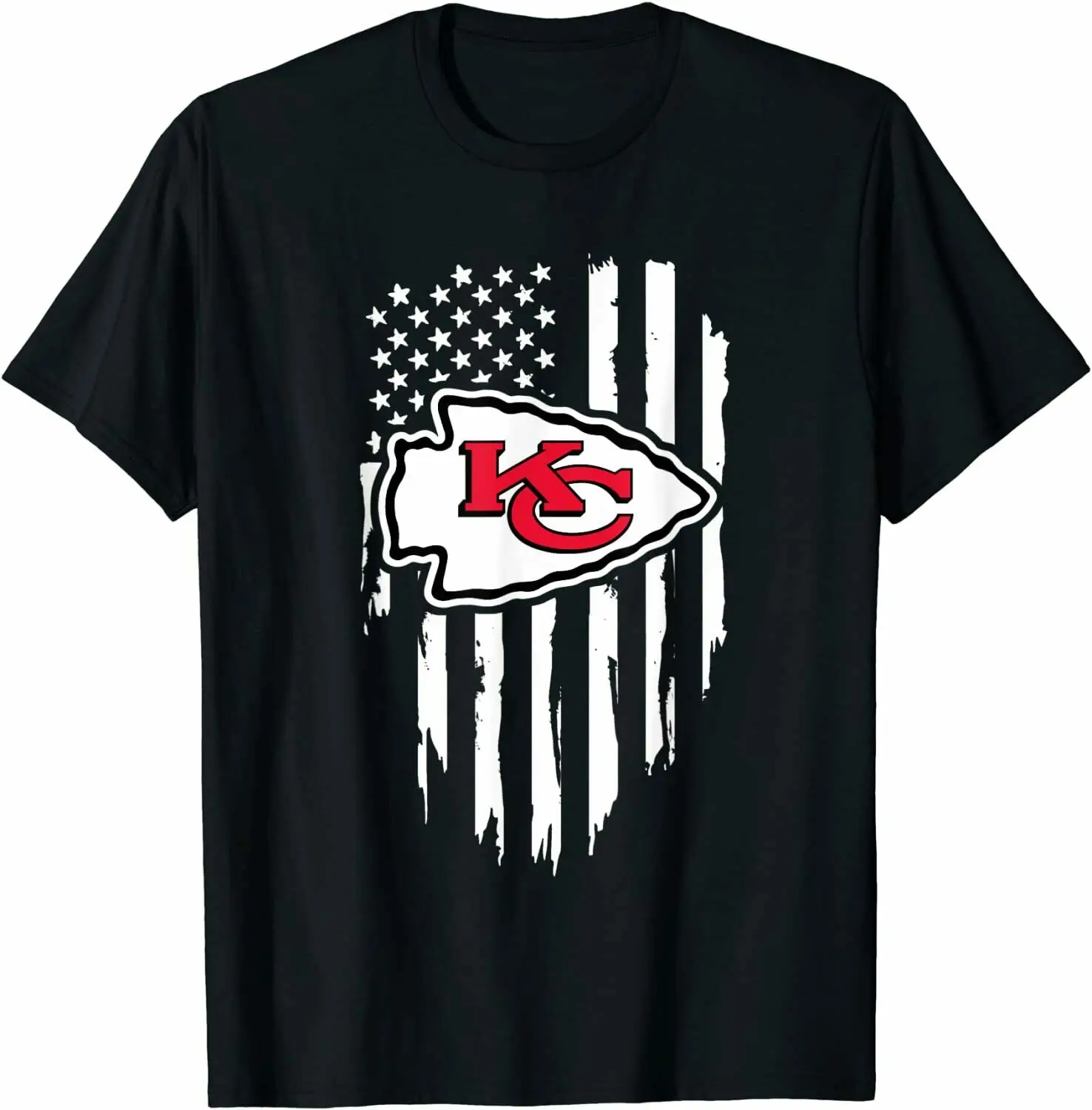 

Kansas City Fan Football Love Chief Flag Usa Father's day T-Shirt