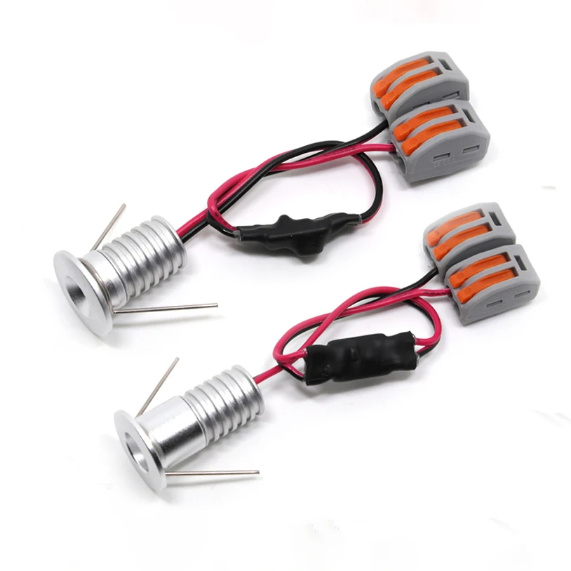 

2W 12V-24V 110V 220V 240V 15 мм Вырезать светильник ing комплект светодиодный лампы Точечный светильник точечные мини-светильник для кабинета утопленны...