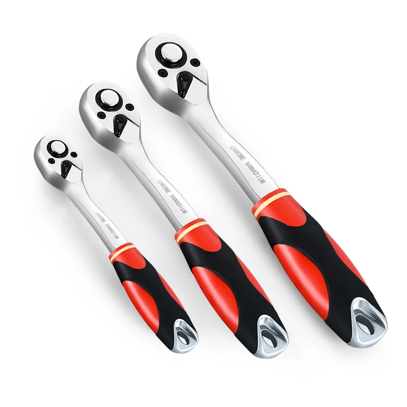 

DTBD 1/4" 3/8" 1/2"inch Ratchet Wrench Set 72 Teeth Extending Telescopic Ratchet Socket Wrench Tool Plate Ratchet Handle Wrench