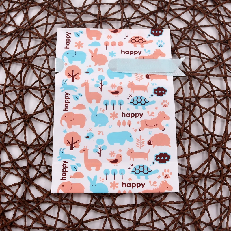 

5 шт., карманы для хранения конфет, в виде животных