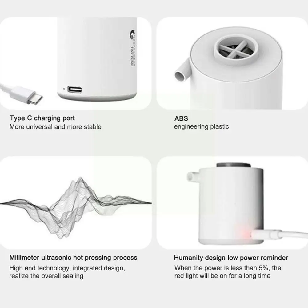 

Портативный воздушный насос, лампа для кемпинга на открытом воздухе, воздушный перезаряжаемый насос, электрический USB светильник, подушка, ...