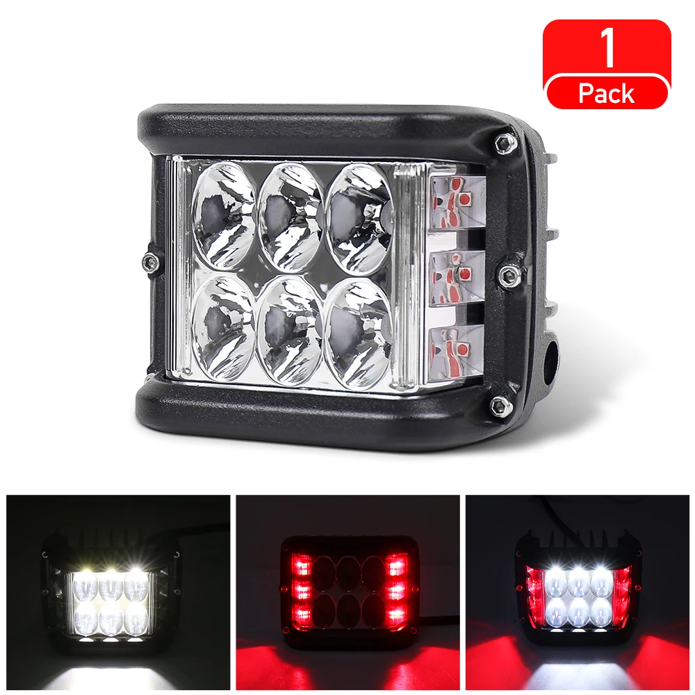 Красный цвет мигающий светильник s 30 Вт светодиодный куб с боковым стрелком для